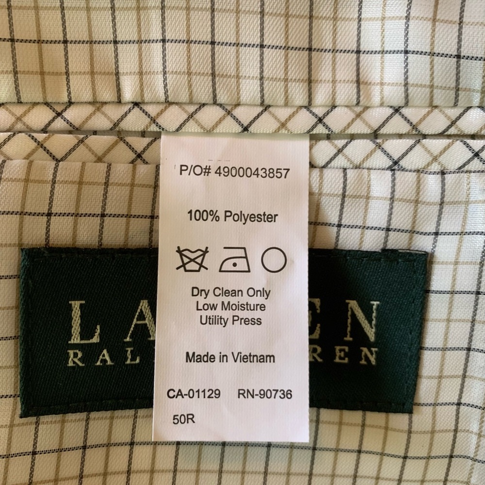 Lauren Ralph Lauren Classic Brown Men's Blazer Size 50R - Picture 5 of 8